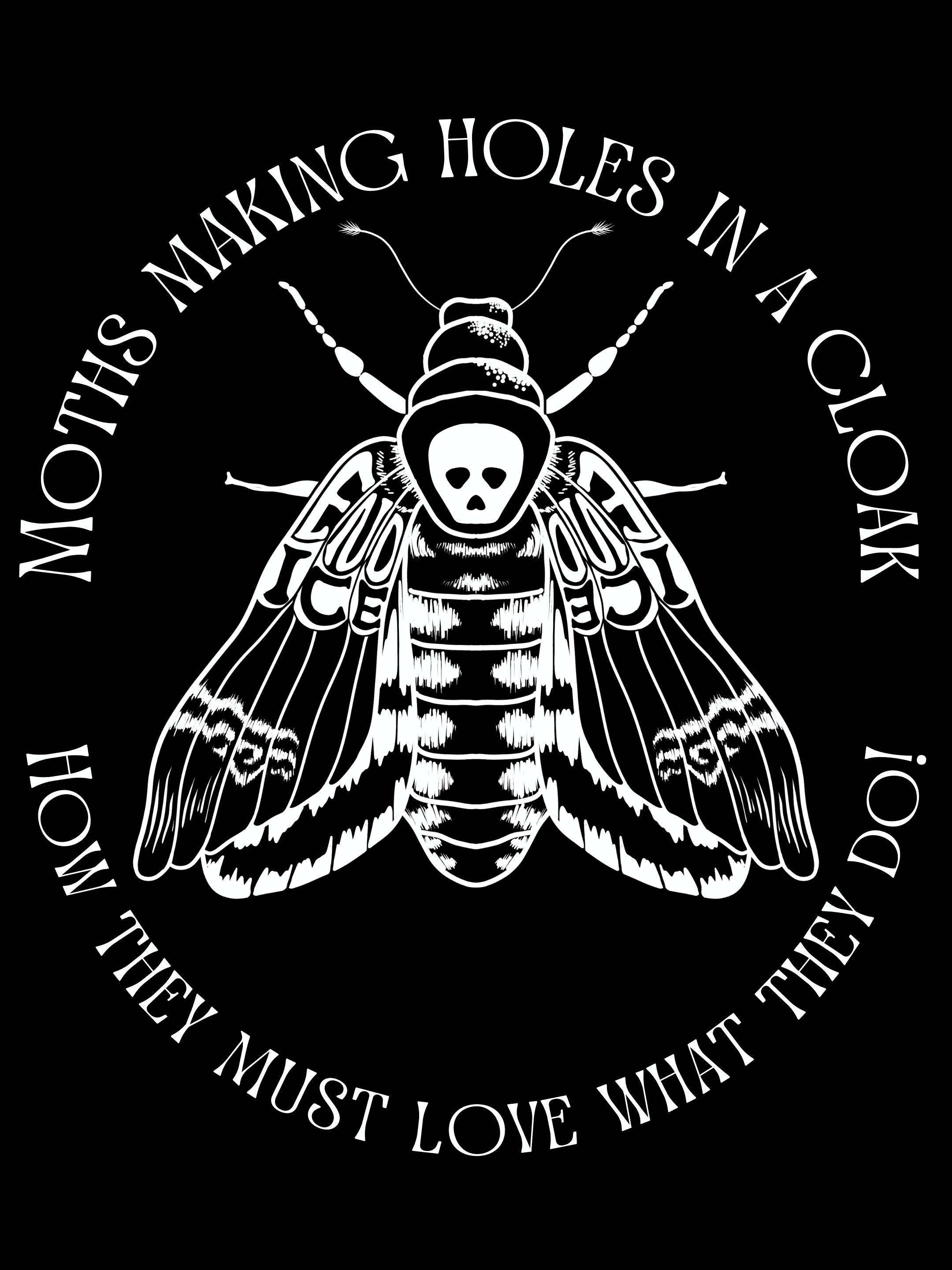 Moths Making Holes Eco Tote Bag