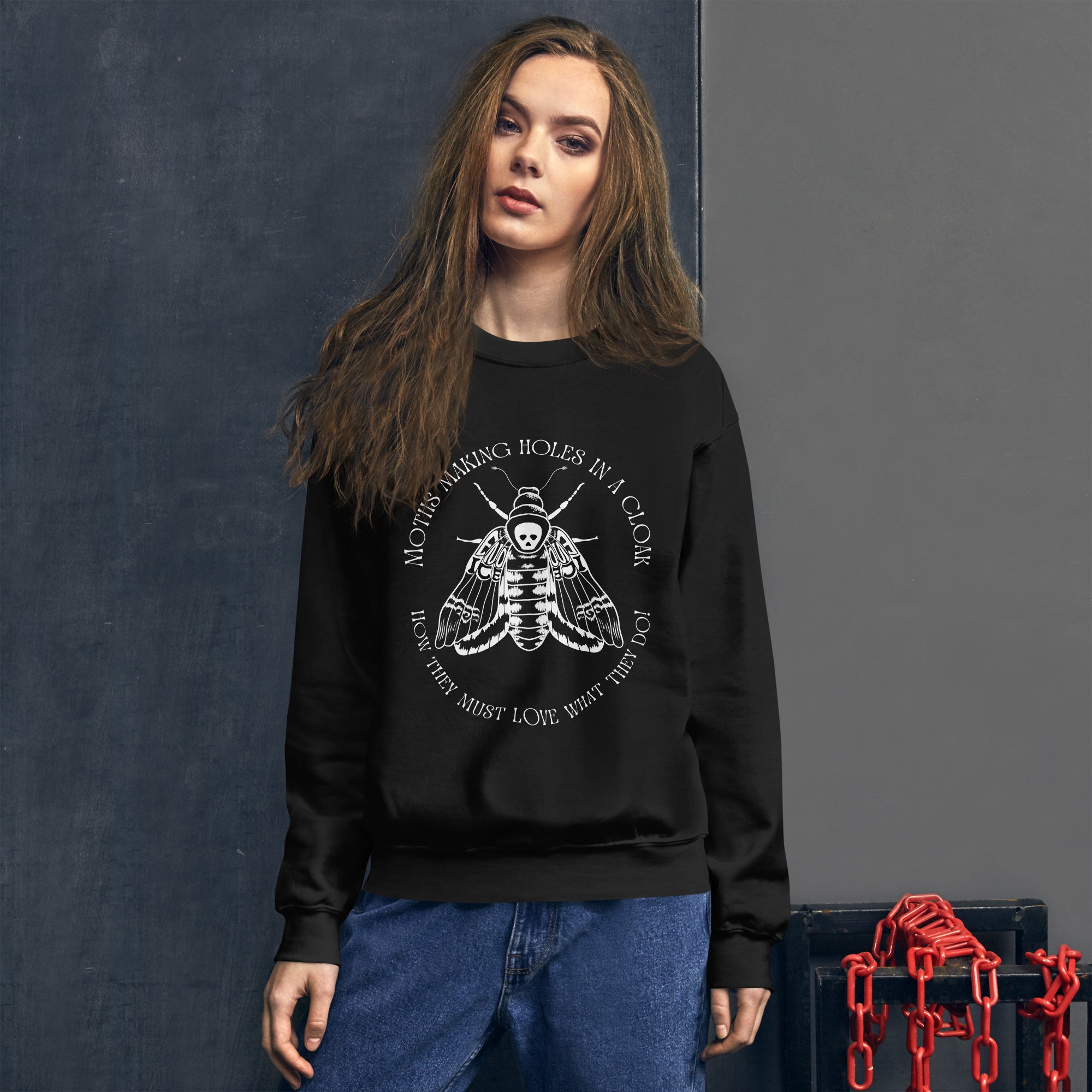 anti-ICE sweatshirt featuring a line from "a pict song" fuck ice merch