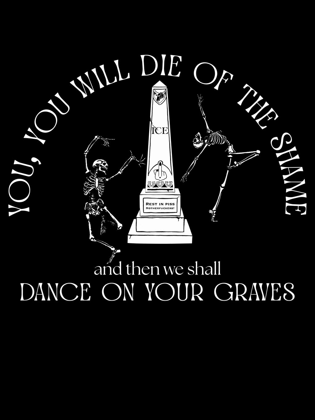 Dancing on ICE's Grave Short-Sleeve Unisex T-Shirt