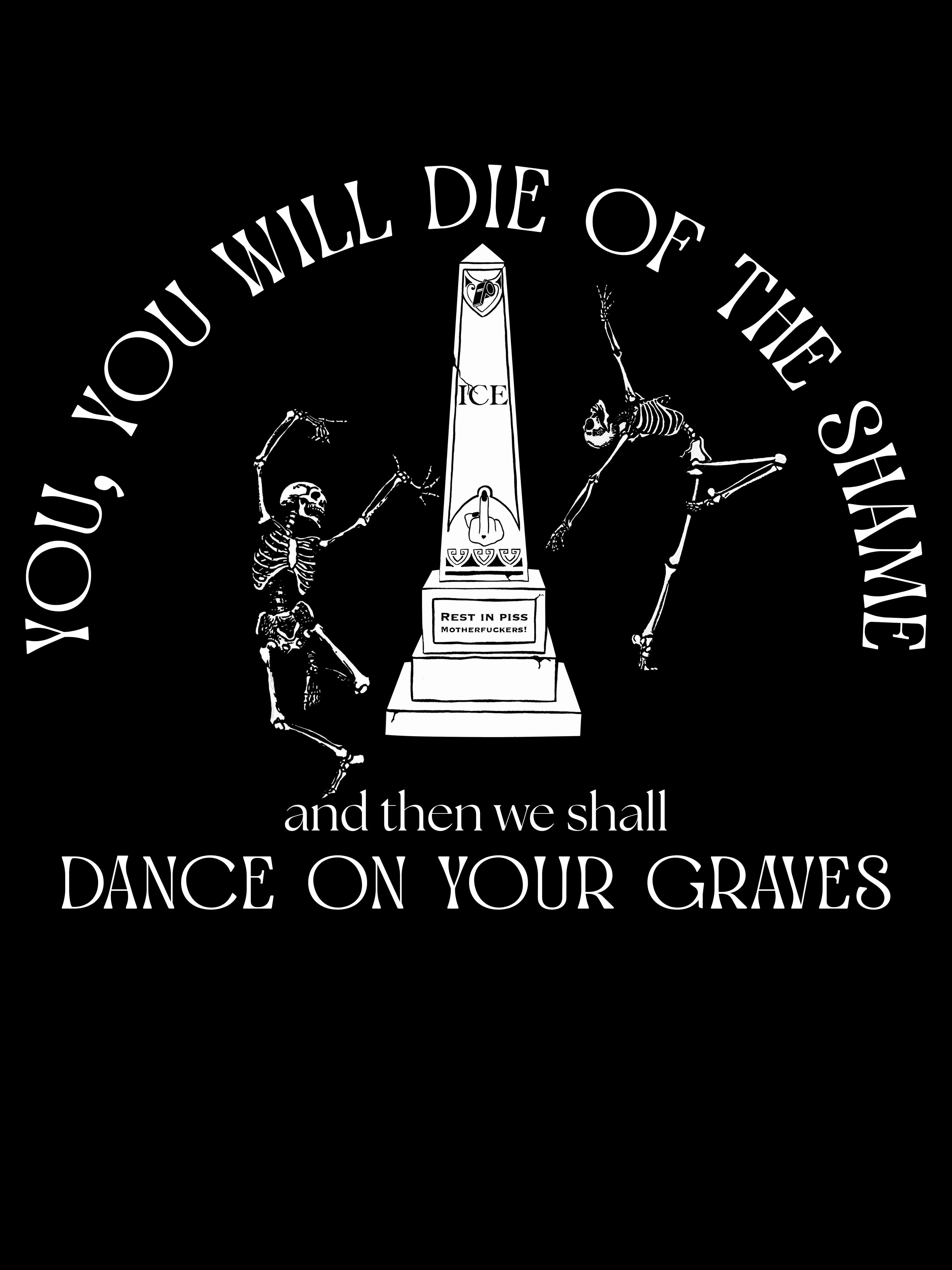 Dancing on ICE's Grave Tote Bag